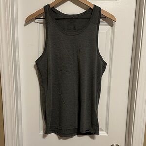 Men’s Gray Capilene Cool Trail Tank Top Small